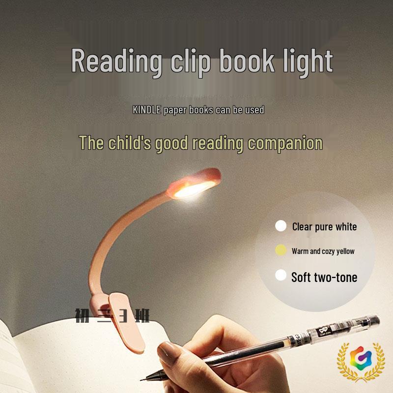 Eye-Protecting LED Bedside Clip Lamp for Dorms and Bedrooms