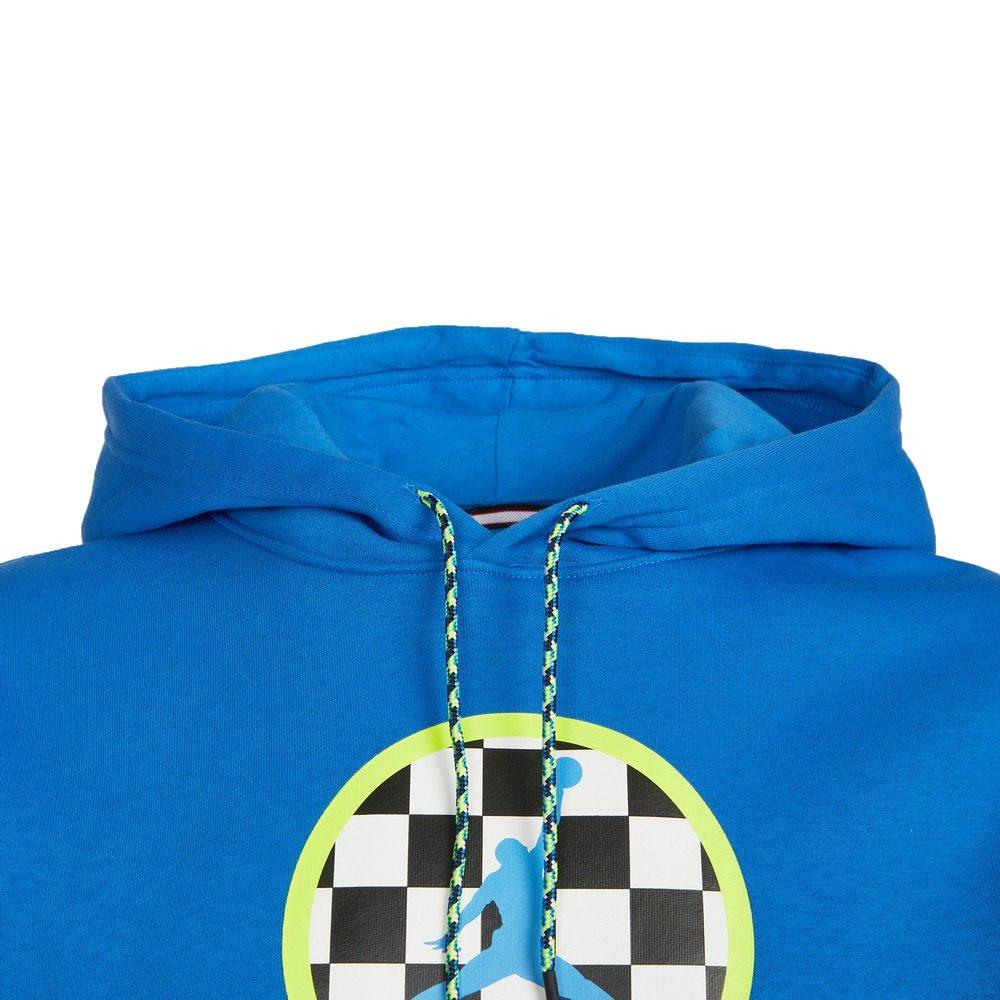 Jordan Sweatshirts Men's Blue Hooded Moderate Other CV2785-403