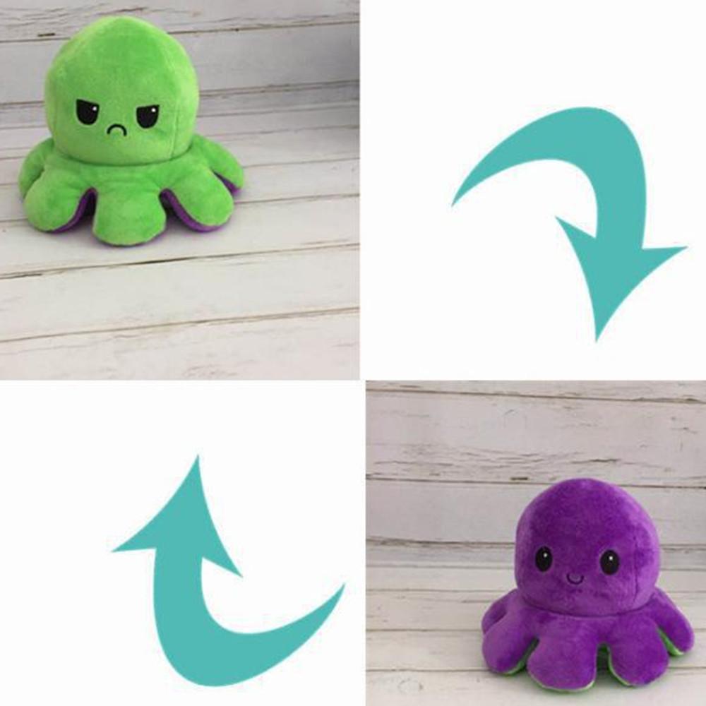 The Reversible Octopus Plushie Show your mood without saying a word!