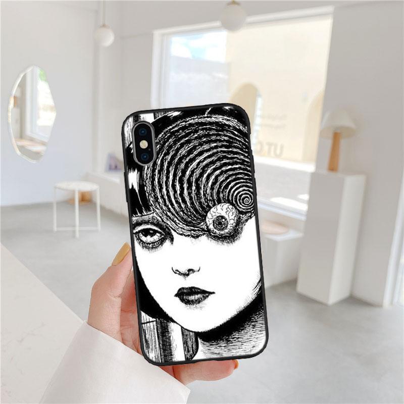 BF75 Junji Ito Tomie Soft Shell Phone Case for Redmi Note 13 14 Pro+ Plus A3 A3X 13X 13C 13R 14S 14C 14R