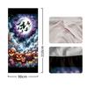 Halloween Pattern Stretch Carpet Fabric Door Cover - Easy Installation