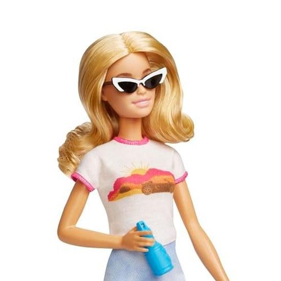 Bambola Barbie Moda Rosa Set da Viaggio Bambola da Vestire Casa delle Bambole Gioco di Finzione Età 3+ HJY18