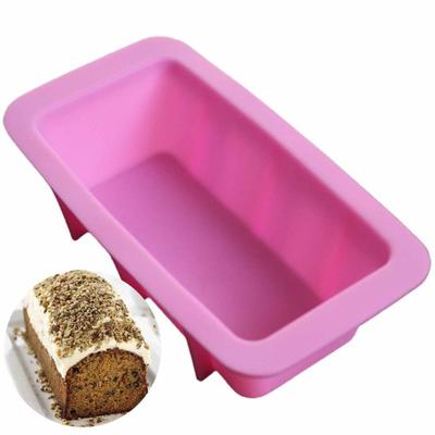 Cake Mold Reusable Non-stick Soft Flexible Easy Release Multipurpose Silicone Food Grade Toast Mold Bakeware