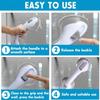1/2pcs Suction Grab Bars for Bathroom - Safety Hand Grips for Shower, Bathtub - Elderly Balance Assist Handles