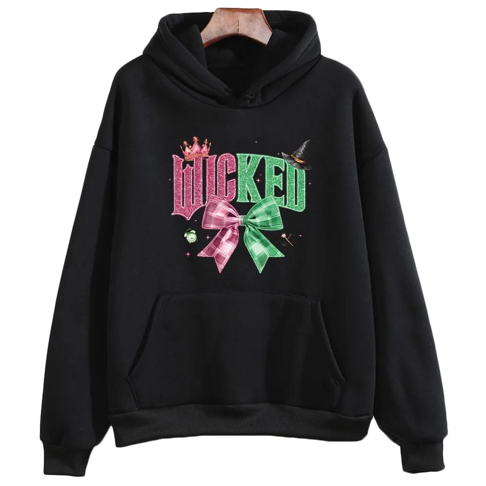 Wicked for Good Women Hoodies Wicked Musical Movie Fan Valentine Gift Hoody Fashion Women Men Clothes S