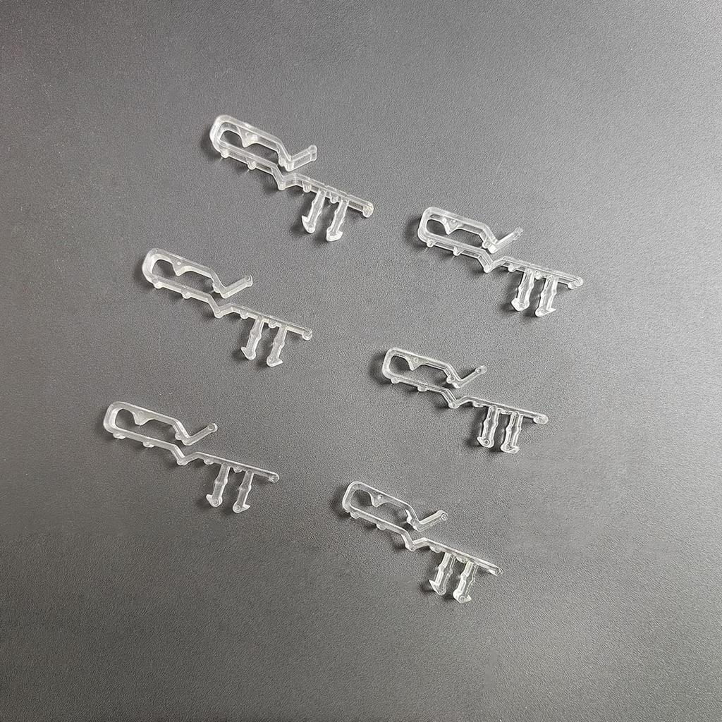 20 Pcs Valance Clips for Blinds, Hidden Blind Clips, 2.1 Inch Hidden Channel Valance Clips, Hidden Blind Clips, Mini Blind Valance Clips, Hidden