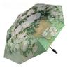 Van Gogh Oil Painting Automatic Umbrella Small Fresh Vinyl Umbrella Oil Painting Automatic Windproof Wind Resistant Sun Folding