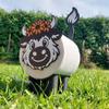 1/2Pcs Cow Shape Toilet Paper Holder Large Capacity Farmhouse Style No Assembly Napkin Organizer Bathroom Decor