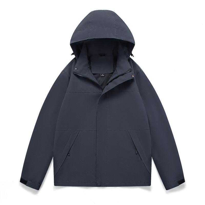Single-layer Jacket Spring and Autumn Couple Men's and Women's Casual Outdoor Sports Breathable Hooded Single Jacket