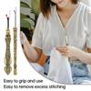 2pcs Metal Stitch Ripper European Vintage Thread Ripping Tool Handy Seam Ripper Set  Sewing