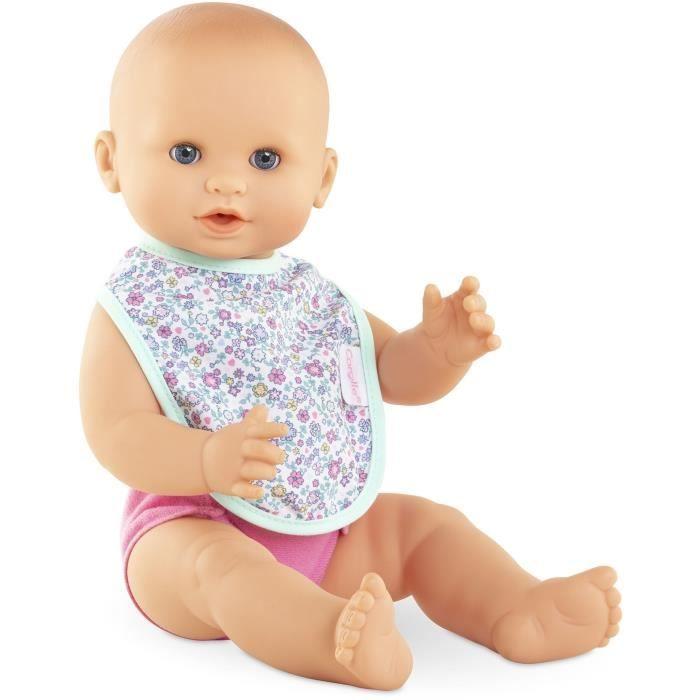 Accessoires poupons - COROLLE - Coffret Accessoires à Langer Floral - 7 accessoires - dès 2 ans