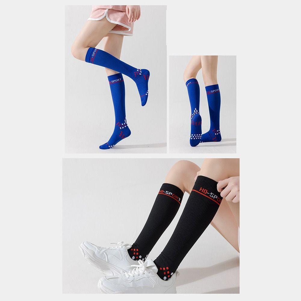 Breathable Sports Leg Socks Anti-Slip Running Sock Professional Muscle Compression Socks Women