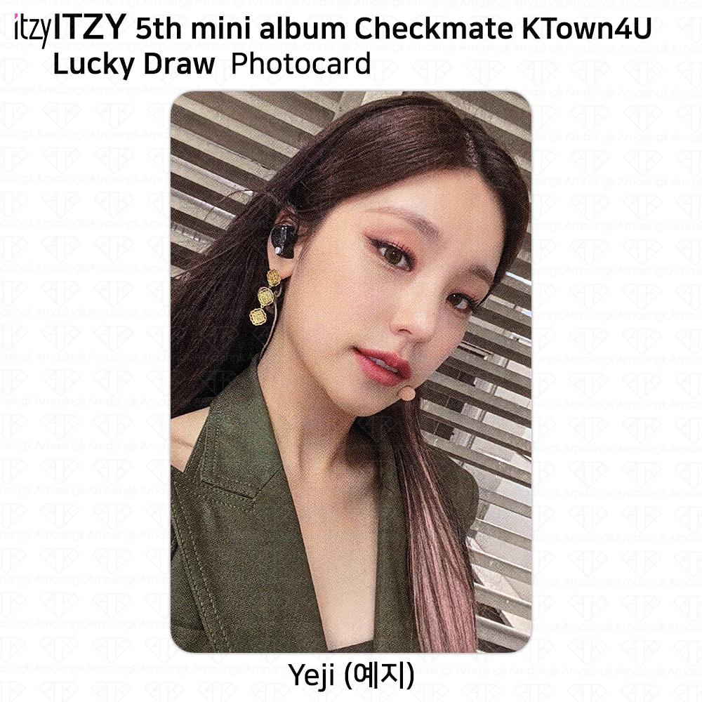 ITZY 5th Mini Album Checkmate Official Photocard KTown4U Lucky Draw