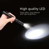 Mini Portable LED Pen Clip Pocket Flashlight High Bright Light Torch Lamp Battery Powered