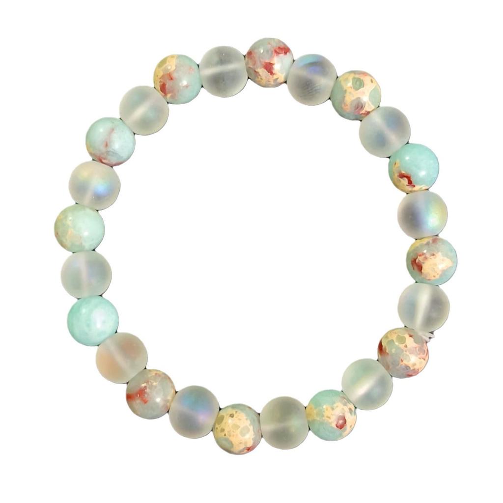 Temu Shein TK Shoushan Stone Beaded Bracelet 8mm Natural Stone Hot-seller