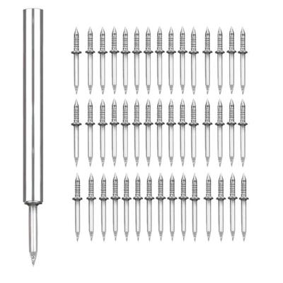 100 Pack Double Headed Nails Strong for Skirting Line Professional & Efficient