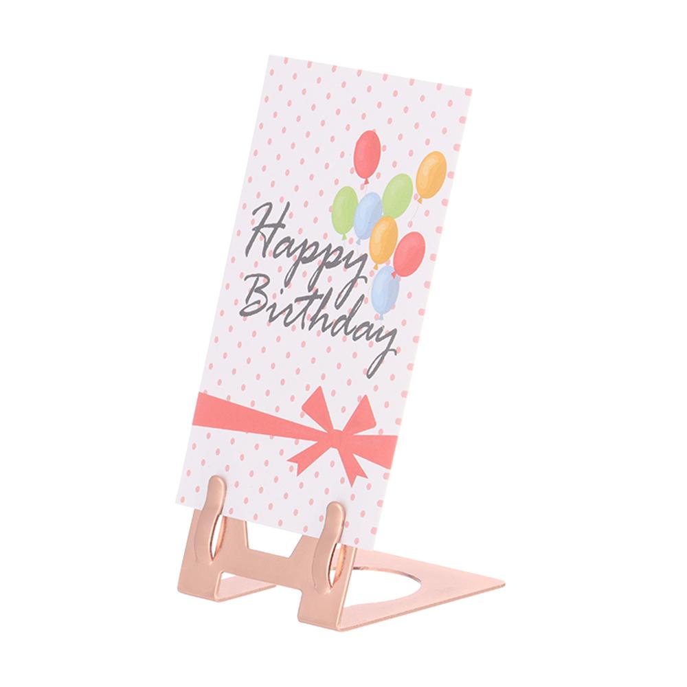 Concise Party Wedding Price Label Holder Place Card Holder Table Number Stand Paper Clamp