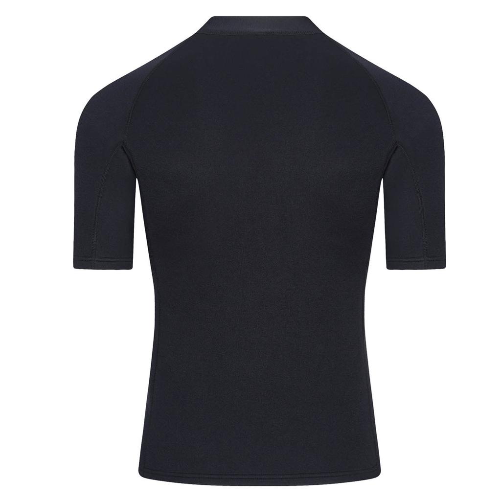 Mens Wetsuit Top Short Sleeve 2mm Neoprene Zip Up Jacket Swimming Snorkeling Diving Surfing Gear