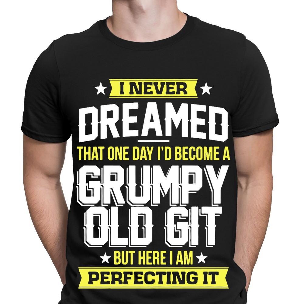 Old GIt Fathers Day Gift For Daddy Mens Present Gift Novelty TShirts L