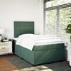 VidaXL Sommier à lattes de lit avec matelas vert foncé 120x190 cm 3290861