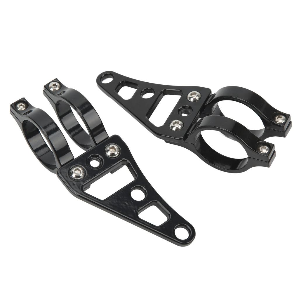 2 Pcs Fork Headlight Mount Bracket 41mm Motorcycle Head Lamp Holder Clamps Replacement for Suzuki