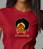Black Counselor Life Graphic Tee, Melanin Mental Health Shirt, Retro Afro Woman Apparel