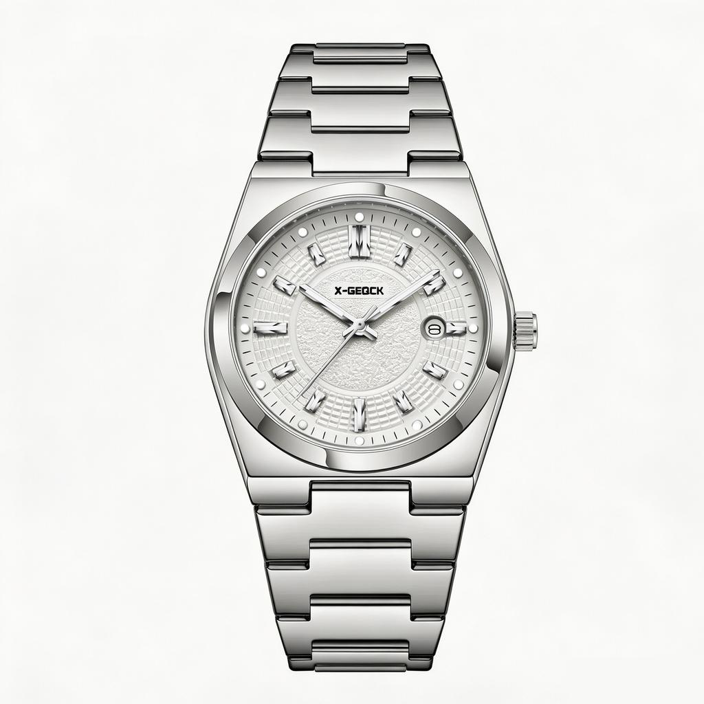 Men'S Fashion Simple Calendar Waterproof Premium Business Temperament Luminous Men'S Watch