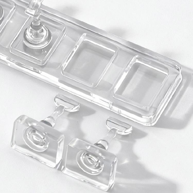 Professional Acrylic Nail Display Stand Transparent Magnetic Free Portable Lightweight Sturdy Support for Artists