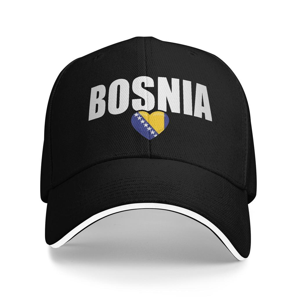 Unisex Women Bosnia and Herzegovina Flag Hat Trendy Baseball Cap  Trucker Hat Travel Headewear Adjustable