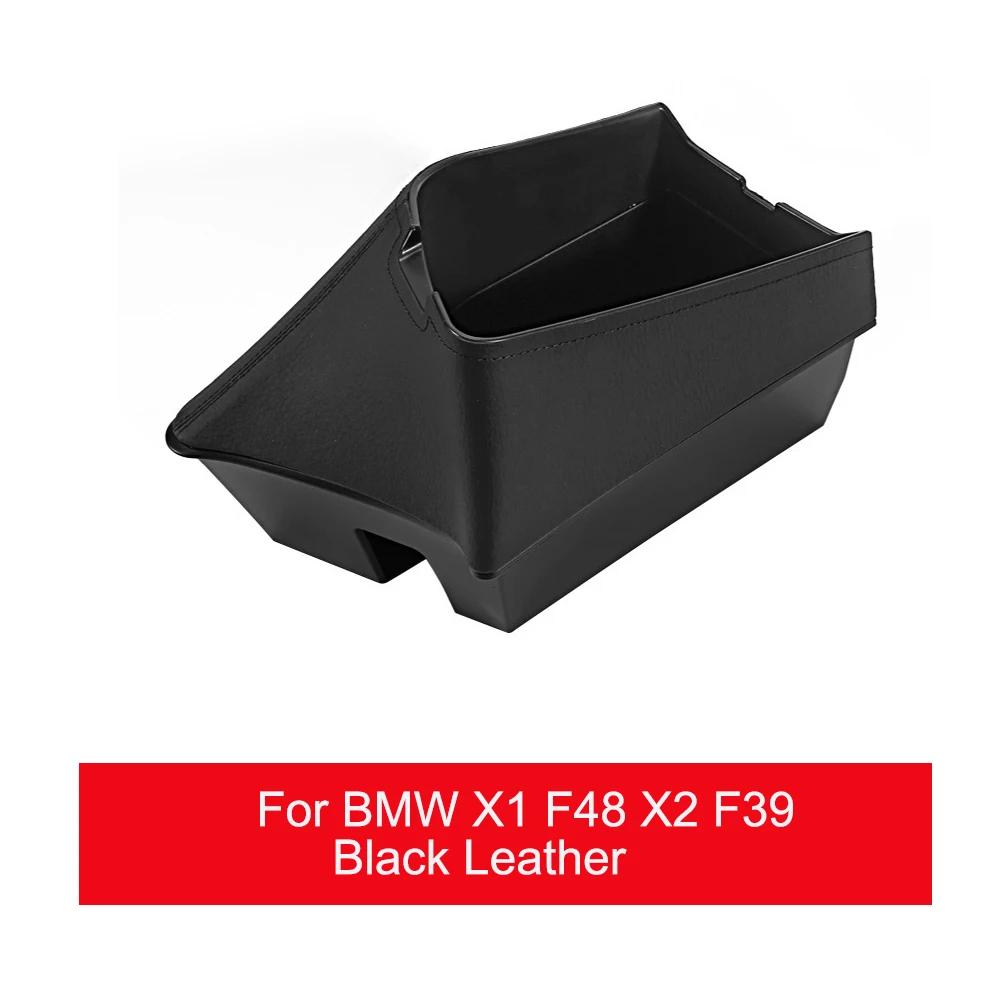 LHD Car Central Seat Armrest Box Console Storage Container Organizer Tray Interior For BMW X1 F48 X2 F39 2016-21 Car Accessories