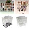 Acrylic Crystal Display Box For Gemstones And Mineral Collection High Transparency Dustproof Designs Storage Box