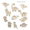 25/50/100PCS Cartoon Dinosaur Coloring Painting Toy DIY Graffiti Educational Toy for Children Hand Eye Coordination Toy