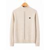 Hodo Women's Solid Color Mock Neck Knitted Pullover