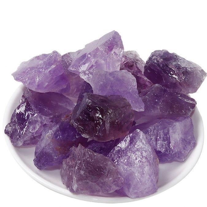 Natural Light Amethyst Decorative & Aromatherapy Diffuser Stones Available in Stock