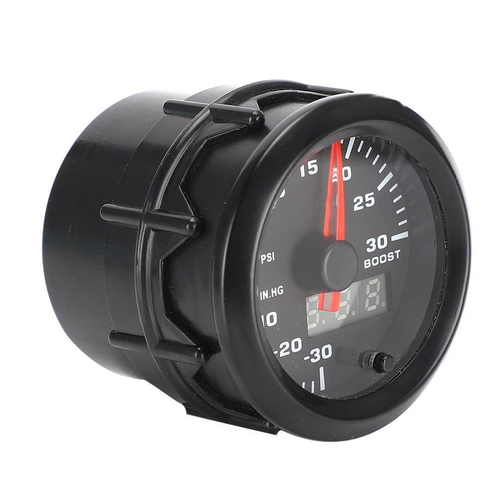 

52 мм 2 дюйма 7 цветов Светодиодный манометр турбонаддува Набор приборов для модификации автомобиля