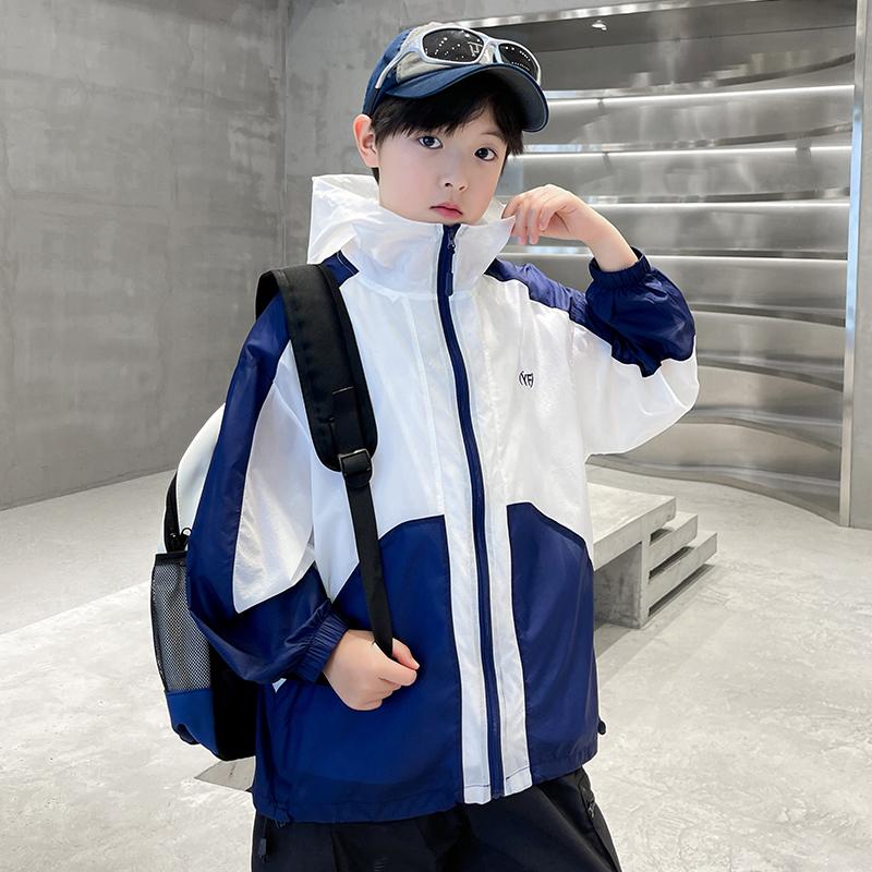 Boys' Summer Thin Sunscreen Clothes Jacket