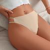 3 Pezzi Perizoma Donna Senza Cuciture Basso - Cavallo in Puro Cotone