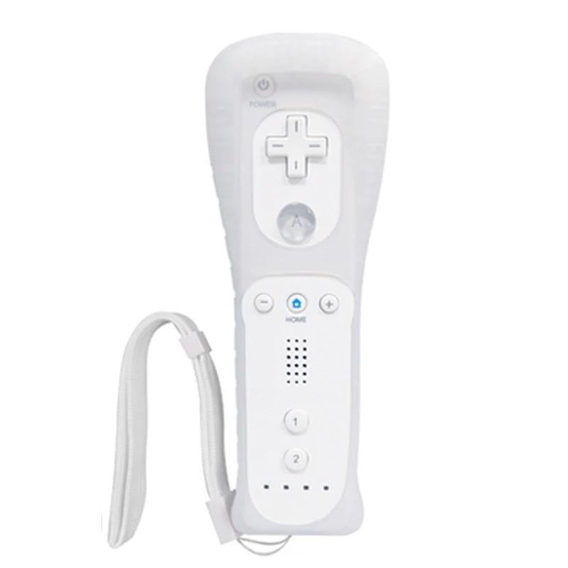 For Wii/Wii U Wireless Controller Set – Left Nunchuk Joystick / Right Vibration Remote with Silicone Cover & Wrist Strap