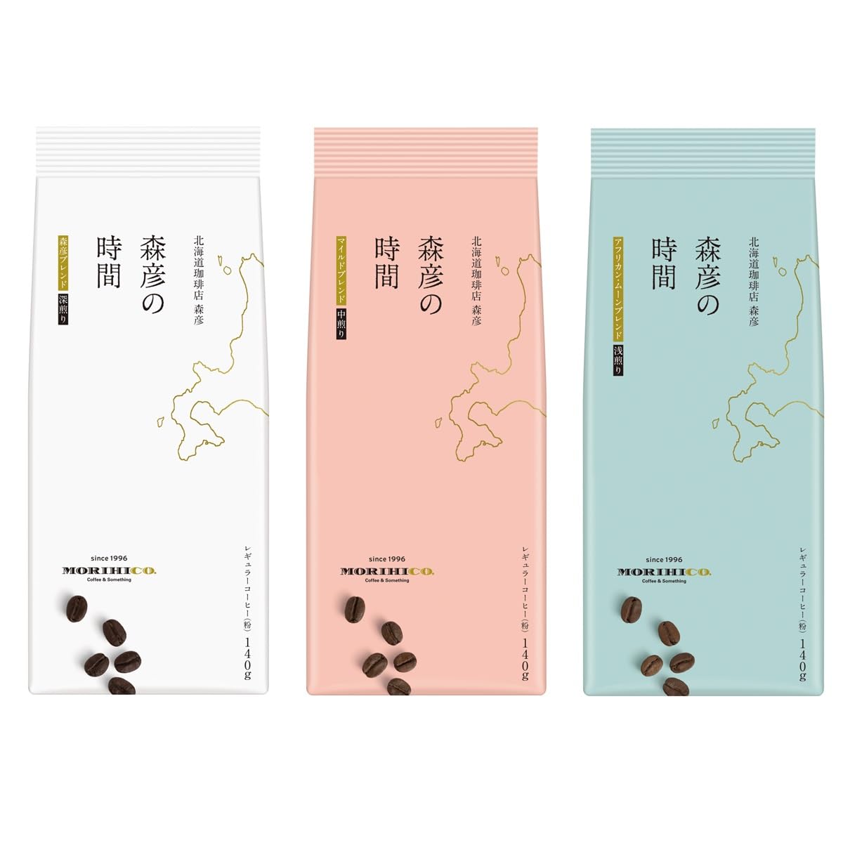 

AGF Time Regular Coffee Powder Comparison Set 140g x 3 Types Morihiko s [Light Roast] [Medium Roast] [Dark Roast] [Assorted Set] [Assortment]