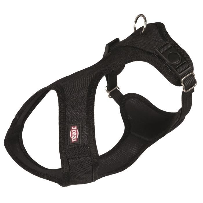 TRIXIE Harnais soft XS-S : 30 à 45cm - Noir - Pour chien