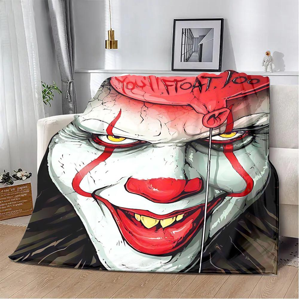 Horror Movie Halloween Printed Blanket Picnic Warm Soft Comfortable for Home Travel Bed Birthday Gift