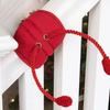 Christmas Railing Protection Garland Ties Adjustable Banister Padded Garland Hanger Non-Slip Wreath Ties for Indoor Staircase Decor