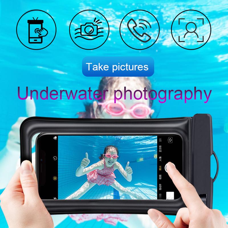 Waterproof Swim Bag Phone Case Airbag Water Resistant Cover