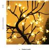 Cherry Blossom & Maple Leaf LED Tree Night Light - Creative Desktop Decoration Atmosphere Lamp