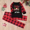 Family Christmas Plaid Pajama Set: Long-Sleeve T-Shirt & Pants