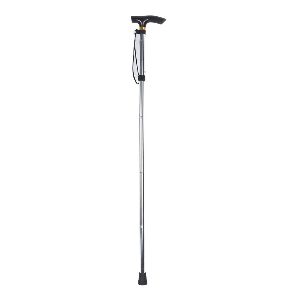 Telescopic Walking Stick Thicken Lightweight Aluminium Alloy Foldable Adjustable Hiking Pole for Daily Walking Hiking