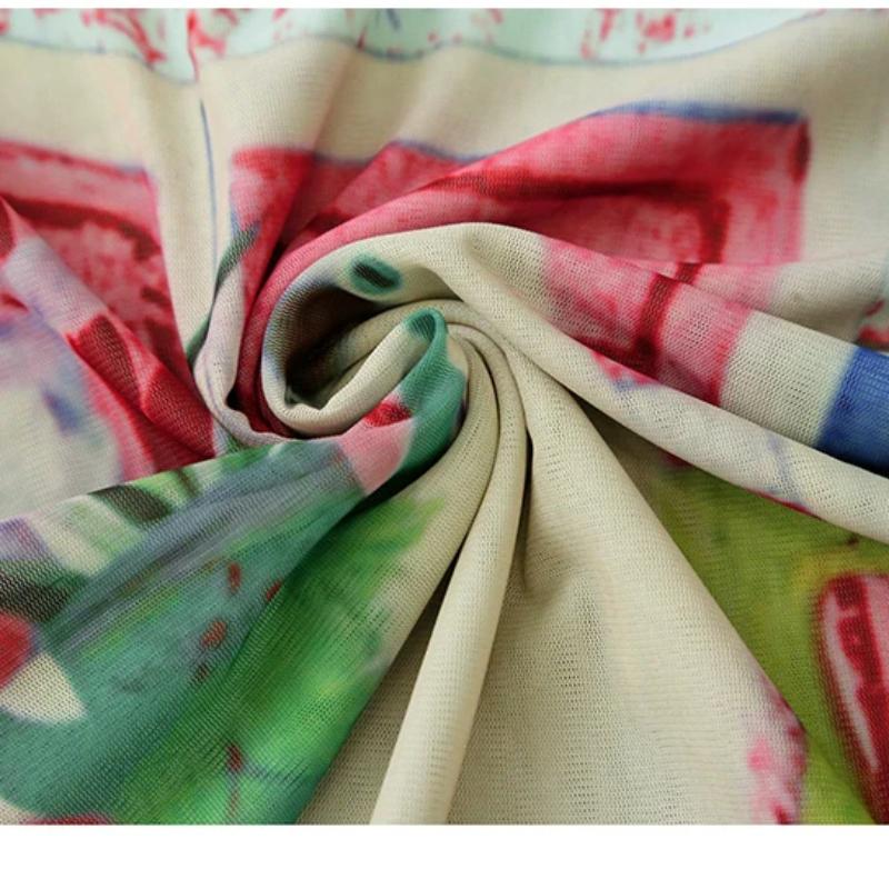 Chic Short Sleeve Women's T-Shirts Clothes Fashion Elastic Slim Summer Tops Classic Print Casual Tees Blouse