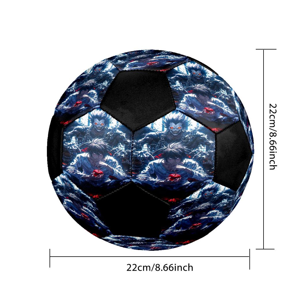 1pc Death Note Soccer Ball Size 5 Indoor Soccer Ball Fashion Colorful Backyard Game - Great For Sports Fans Gift HE13