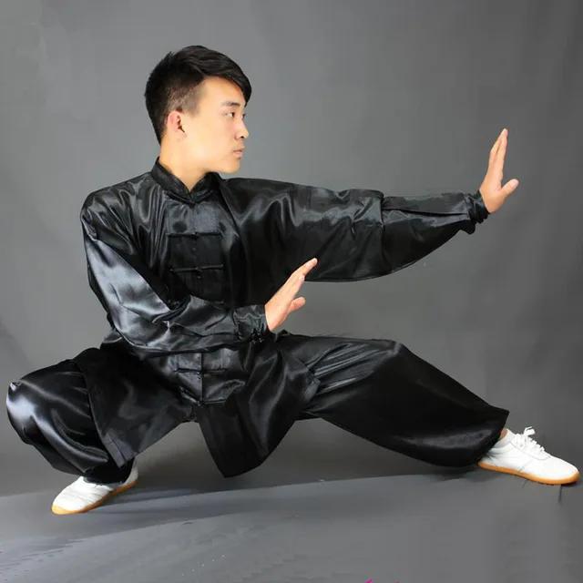 Traditionelle Chinesische Tai Chi Kung Fu Uniformen für Erwachsene Morgen Gymnastik Wushu Kleidung Kinder Erwachsene Kampfsport Wing Chun Anzug