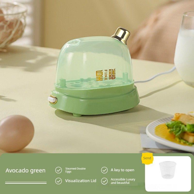

Egg Boiler For Home Small Multi-Functional Egg Steamer Dormitory Egg Poacher 1 Person Fantastic Breakfast Appliance 2024 New Arrival Avocado Green [New arrival]]
